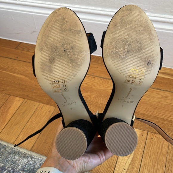 J Crew Suede Block Heel Sandals - Picture 5 of 5
